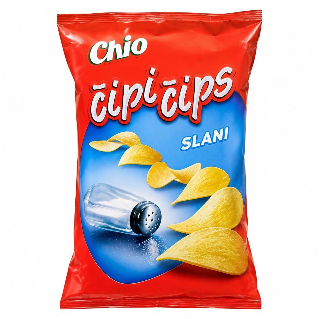 Čipi-Čips Chio Slani 130 g Akcija u trgovini Boso