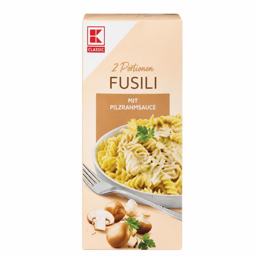 Fusili u umaku od vrhnja i gljiva 255 g K-Classic - Akcija u trgovini Kaufland