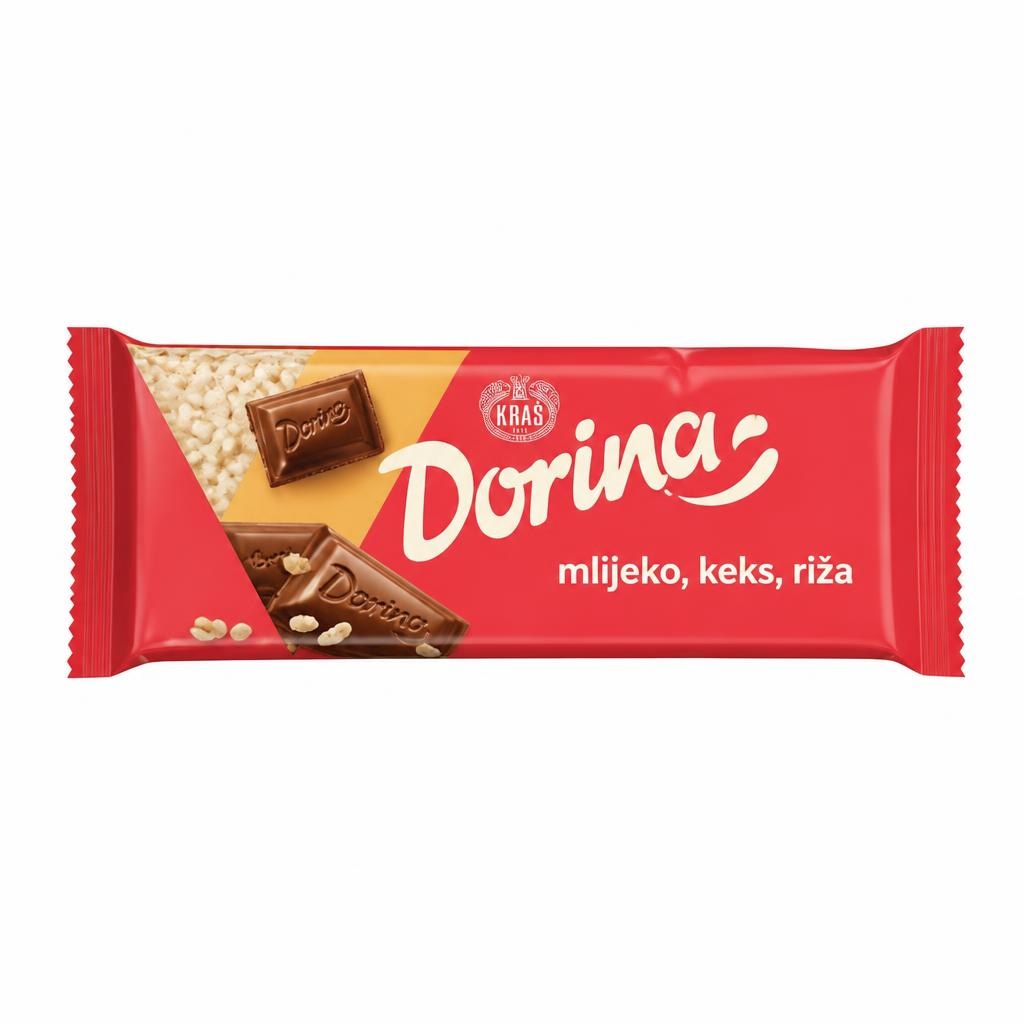 Dorina mlijeko, keks, riža 250 g, 220 g - Akcija u trgovini Bakmaz