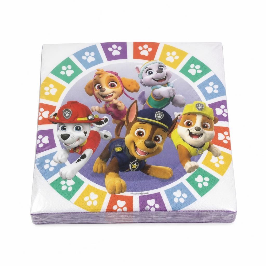 Salvete Paw Patrol 33 x 33 cm, 16 kom - Akcija u trgovini KTC