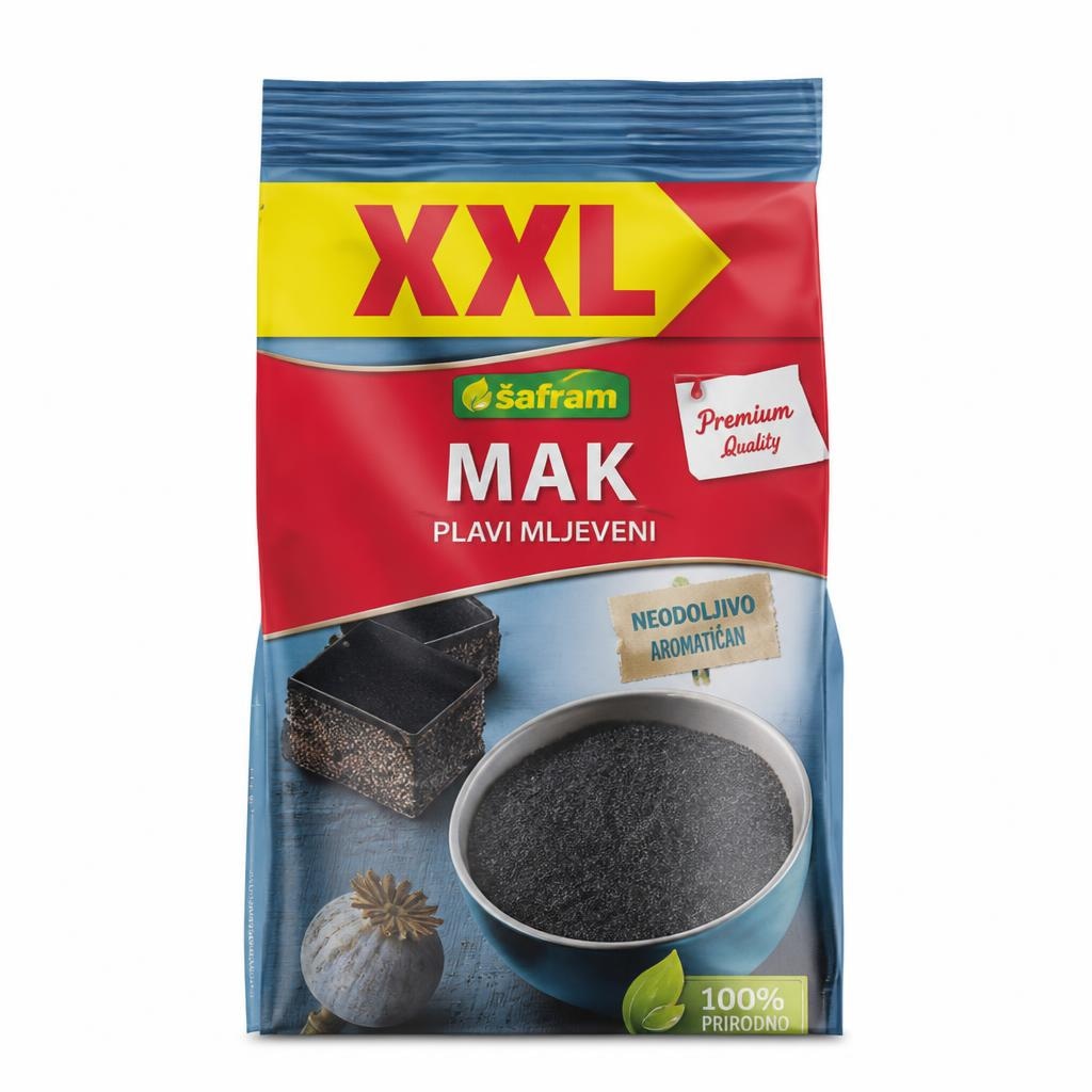 Šafram mak mljeveni 500 g Akcija u trgovini KTC