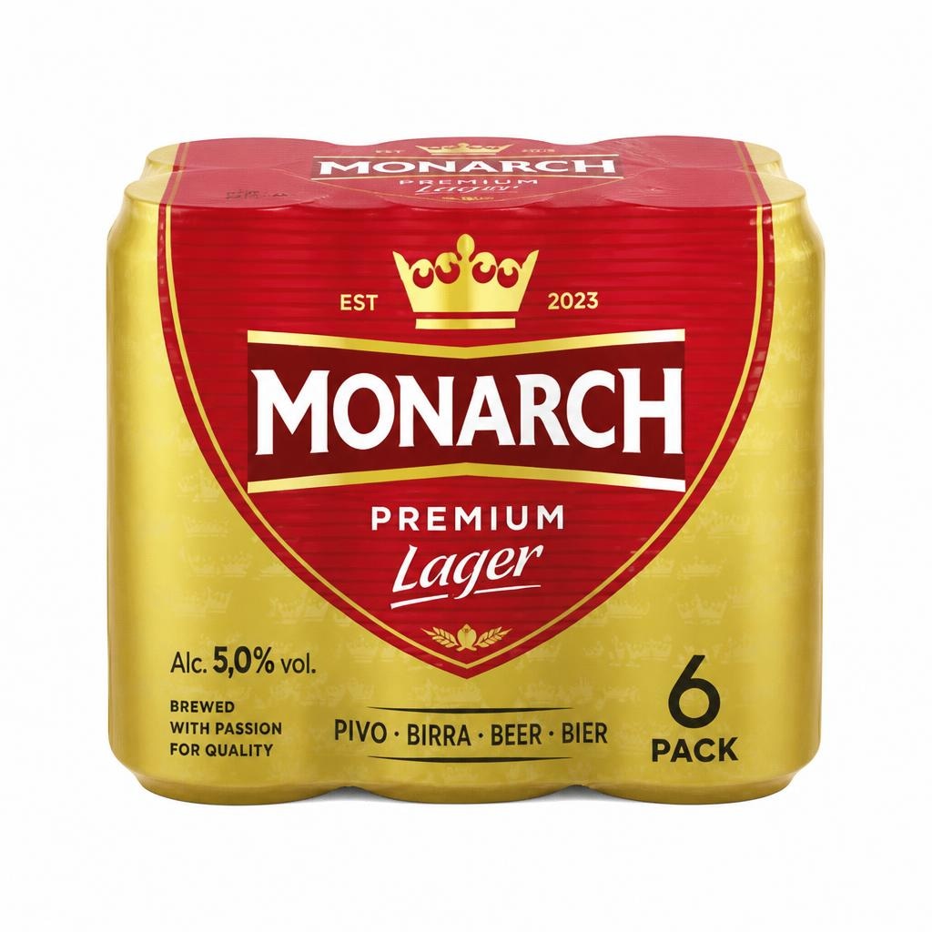 Monarch svijetlo pivo 6 x 0,5 l Akcija u trgovini Plodine