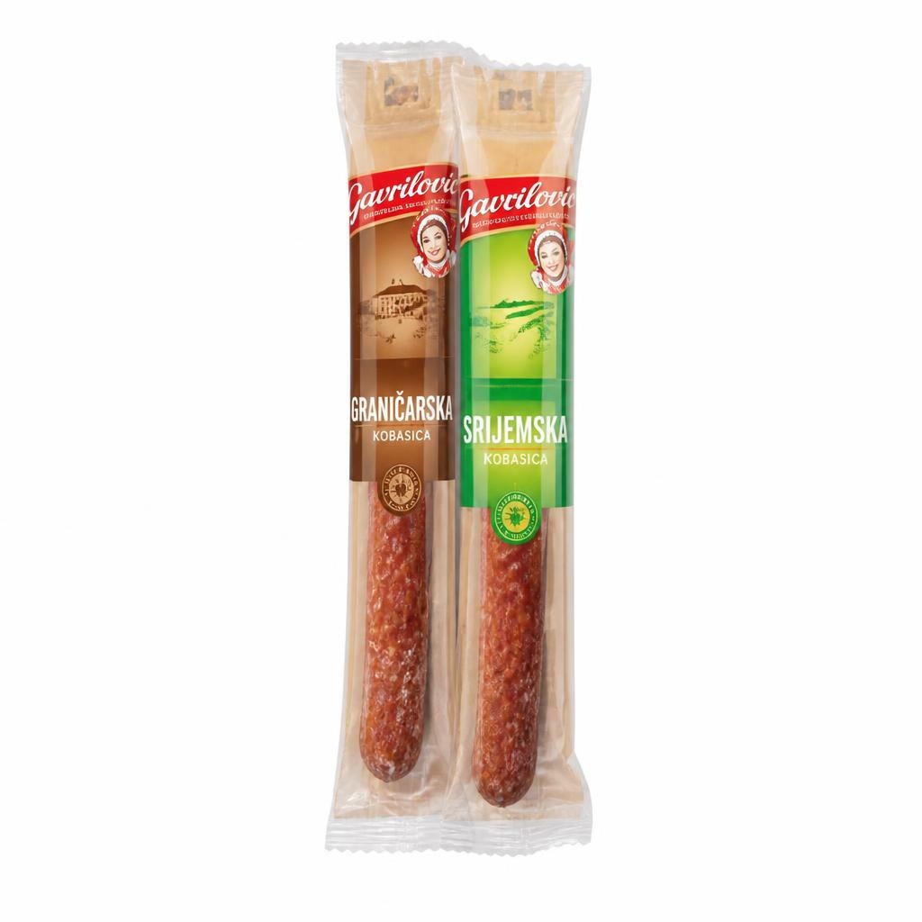 Gavrilović Graničarska/Srijemska kobasica 1 kg Akcija u trgovini Gavranović