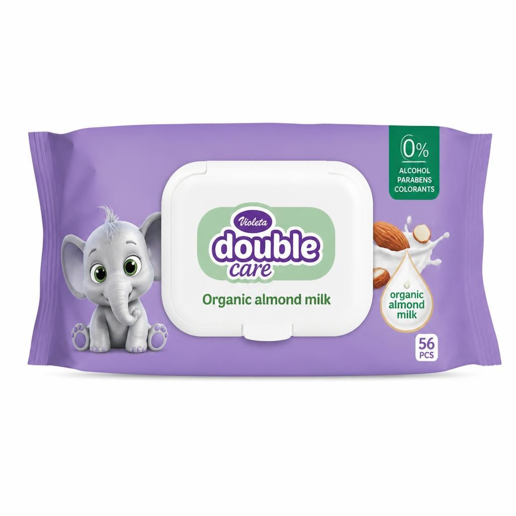 Violeta Double Care Organic almond milk - Akcija u trgovini Bipa