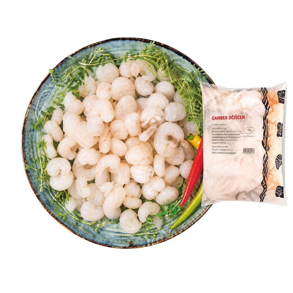 Gamber očišćeni 1 kg Akcija u trgovini Kaufland