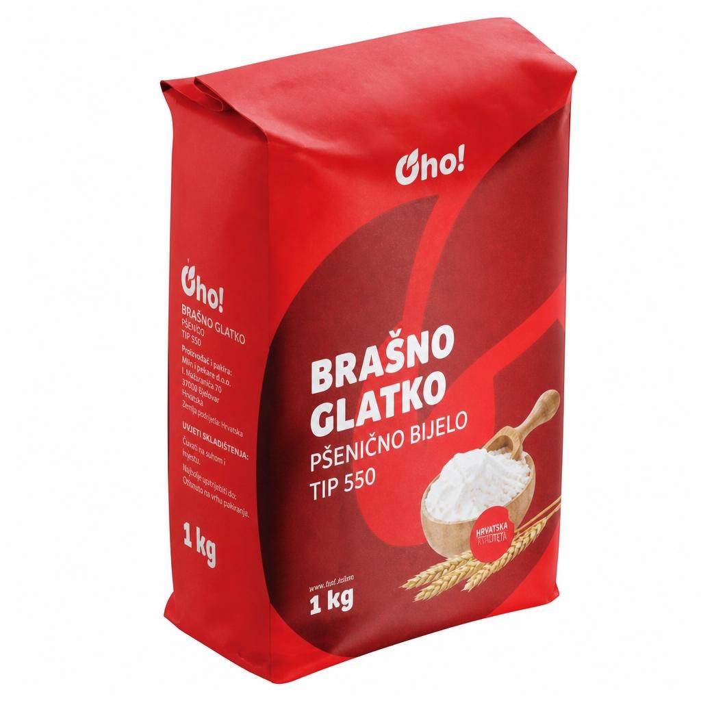 OHO! Glatko brašno T-550 1 kg Akcija u trgovini Plodine