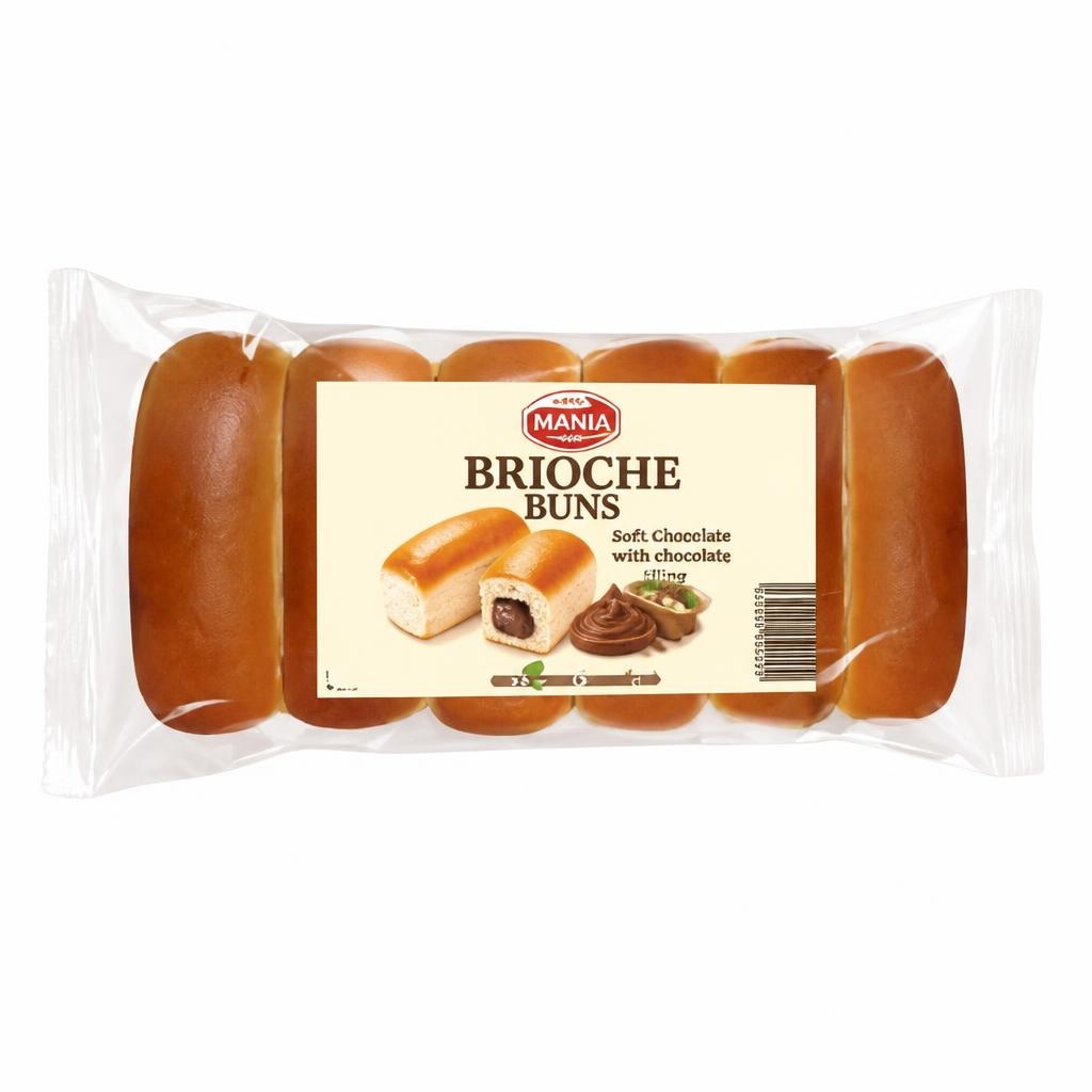 Kolač Mania Brioche Buns chocolate 250 g Akcija u trgovini Bakmaz