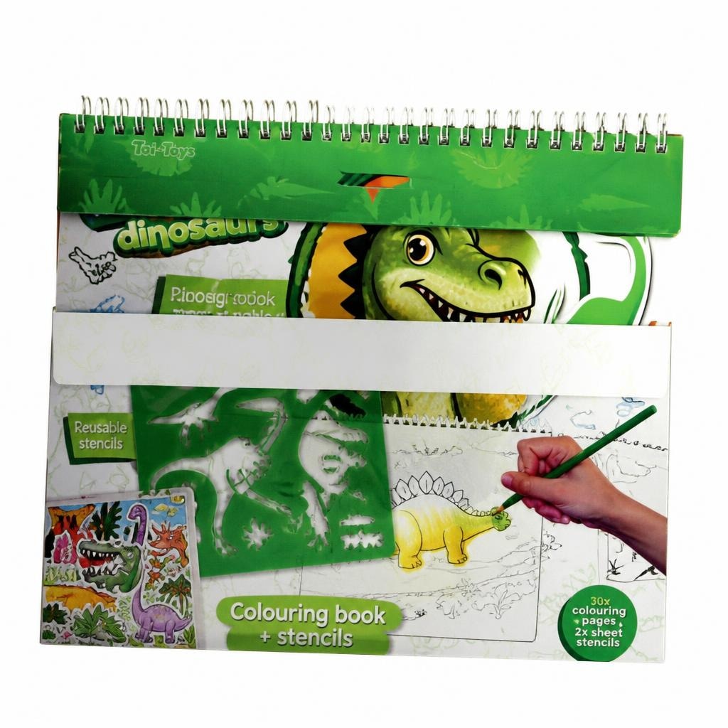 Toi toys bojanka dinosauri + šablone 1 komad Akcija u trgovini Boso