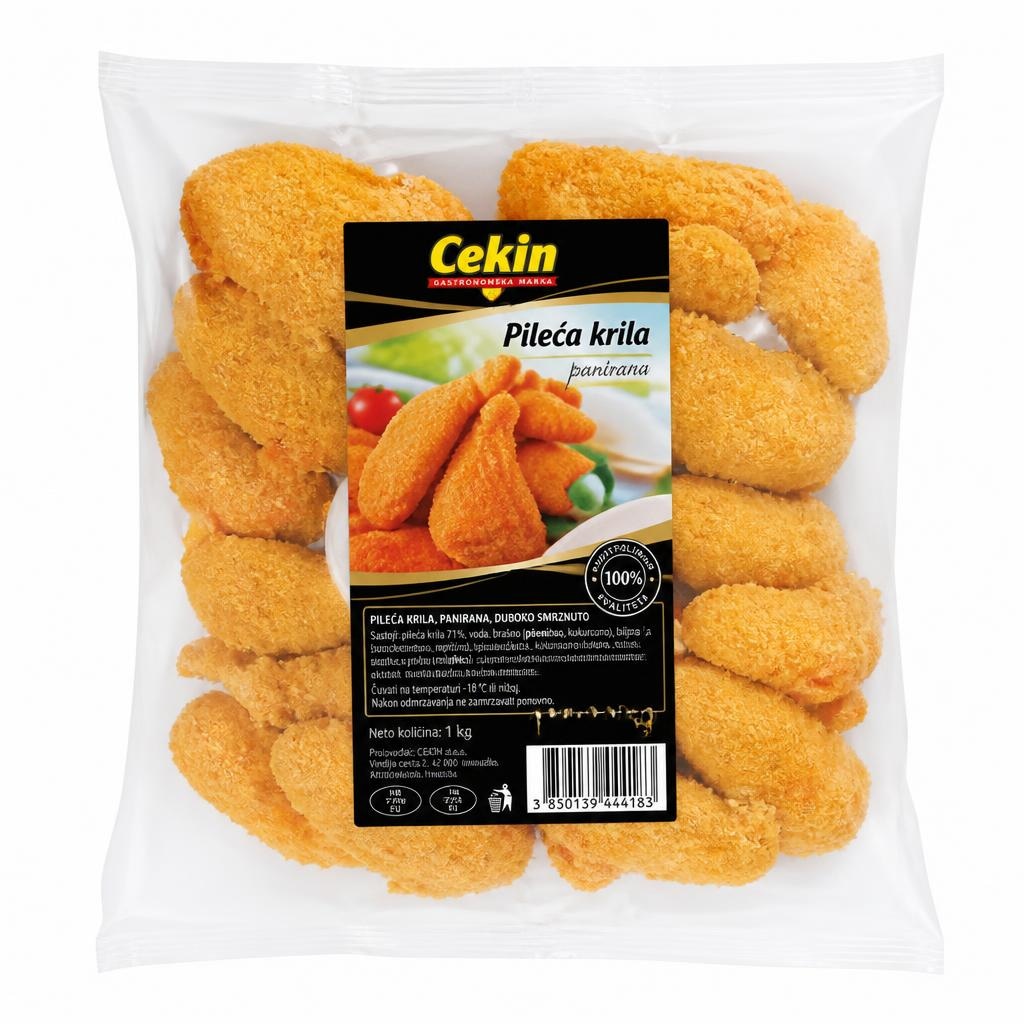 Cekin krila pileća panirana 1 kg Akcija u trgovini NTL