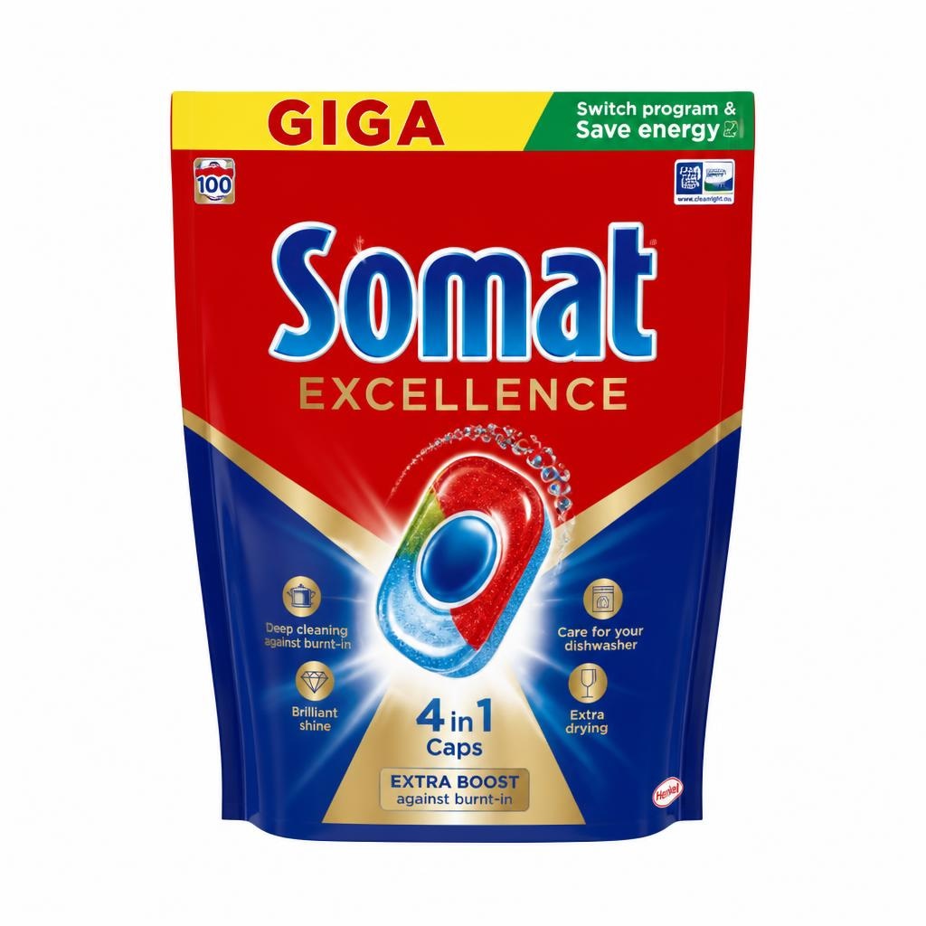 Somat deterdžent za strojno pranje posuđa 2x684 ml / 54 kom Akcija u trgovini Konzum