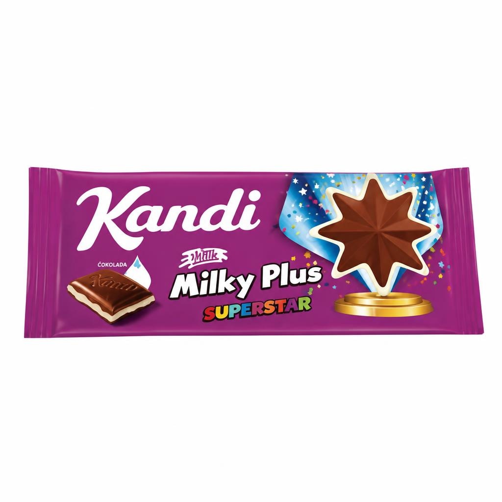 Kandi Čokolada Milky Plus 90 g - Akcija u trgovini Studenac