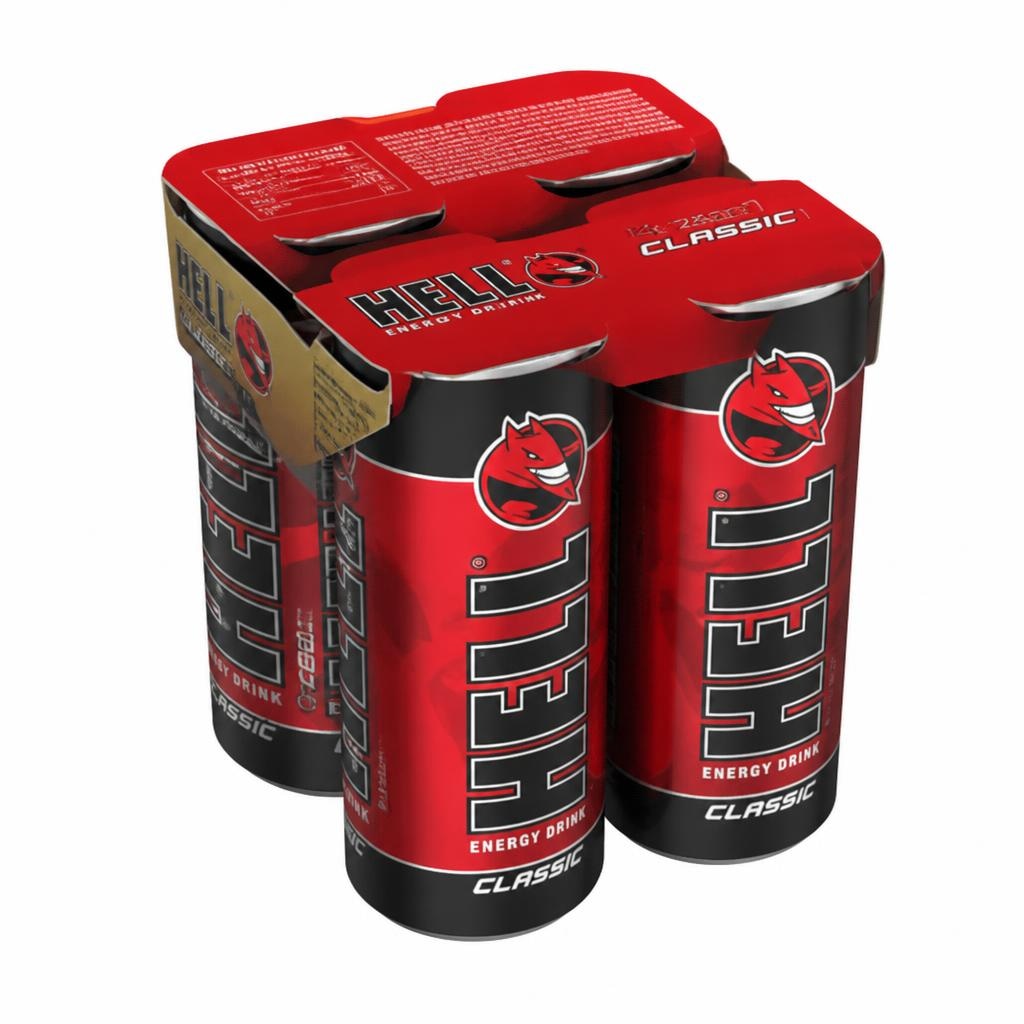 Hell energetski napitak classic 4x0,25 l Akcija u trgovini Konzum