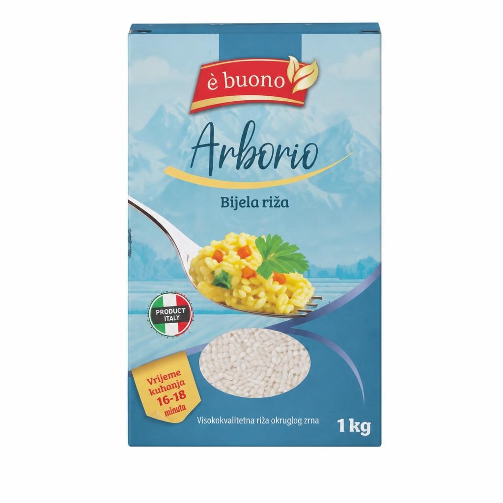 Riža Arborio 1 kg É Buono Akcija u trgovini KTC