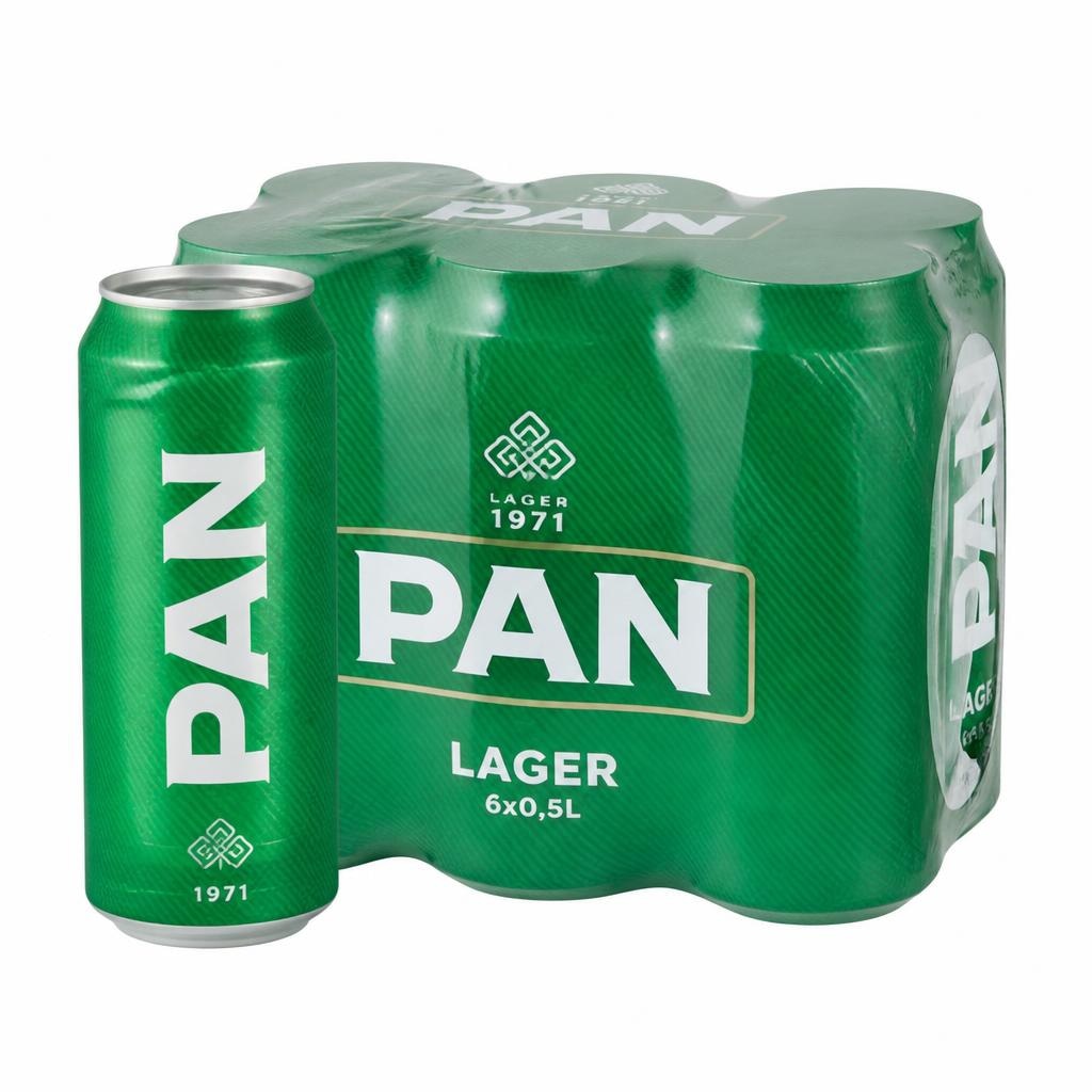Pan svijetlo pivo 6x 0,5 l Akcija u trgovini Plodine