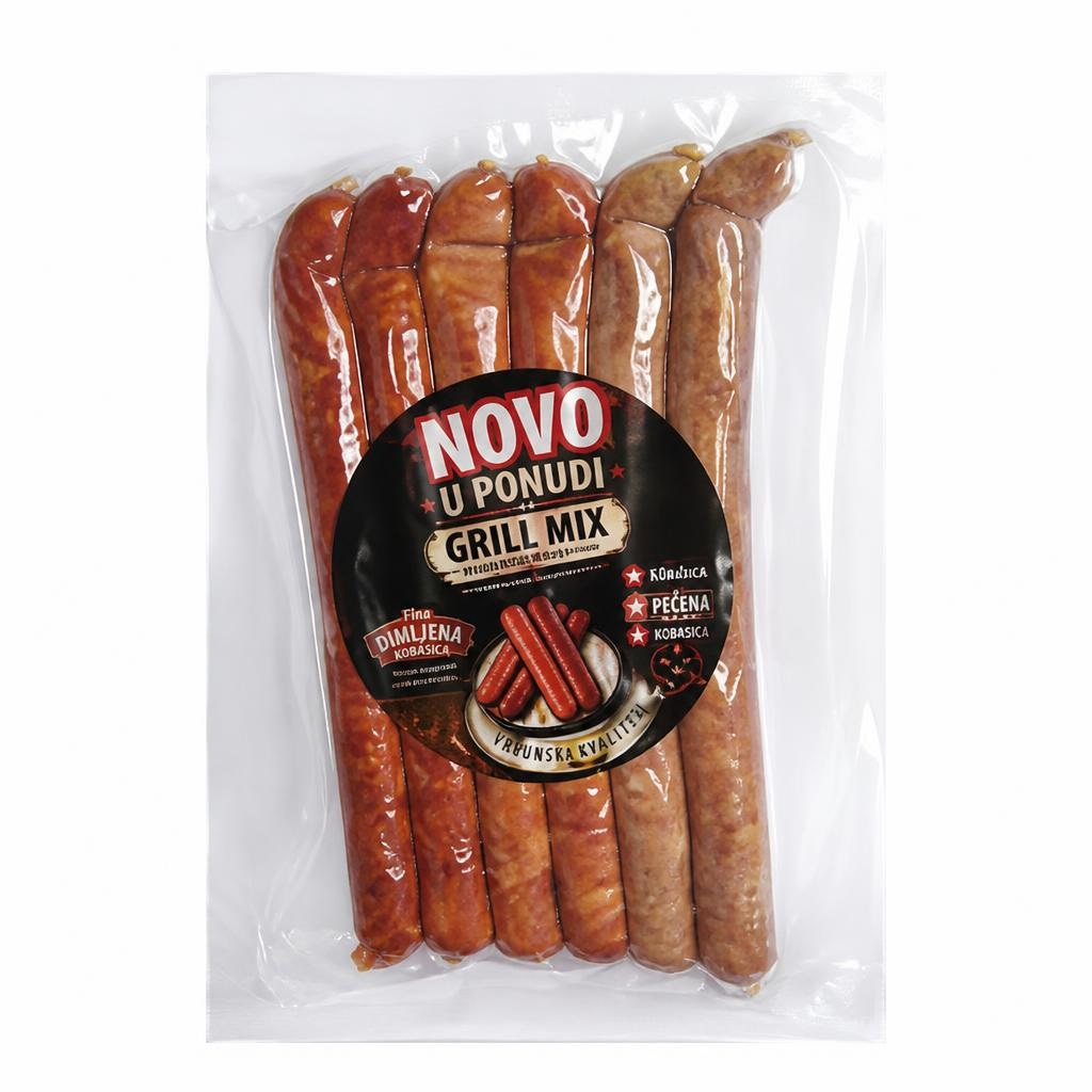 Kudelić Grill Mix kobasice 500g Akcija u trgovini Konzum