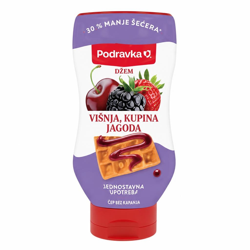 Podravka Squeeze džem 330 g Akcija u trgovini Žabac