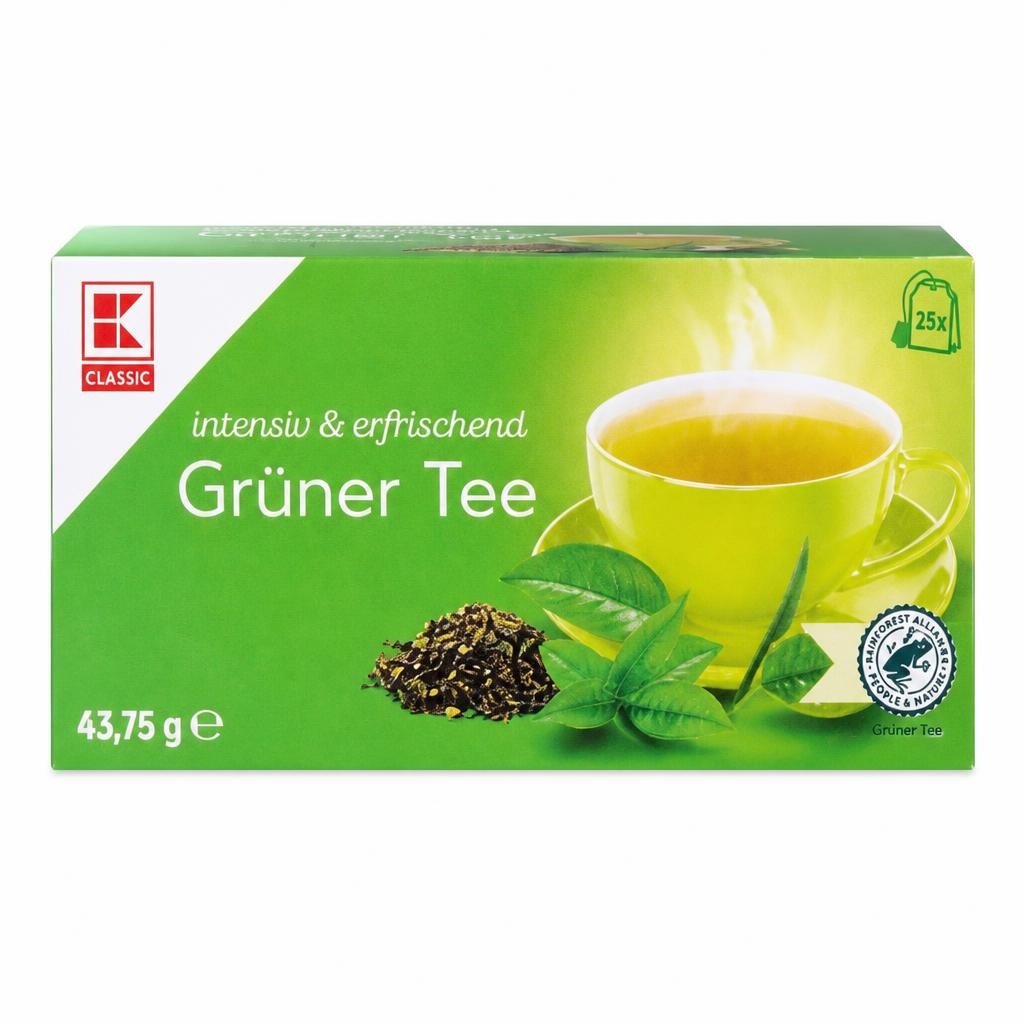 Zeleni čaj 43,75 g Classic - Akcija u trgovini Kaufland