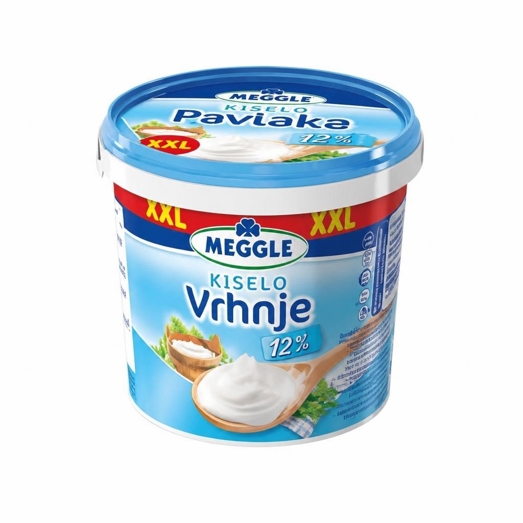 Meggle kiselo vrhnje 1 kg Akcija u trgovini Plodine