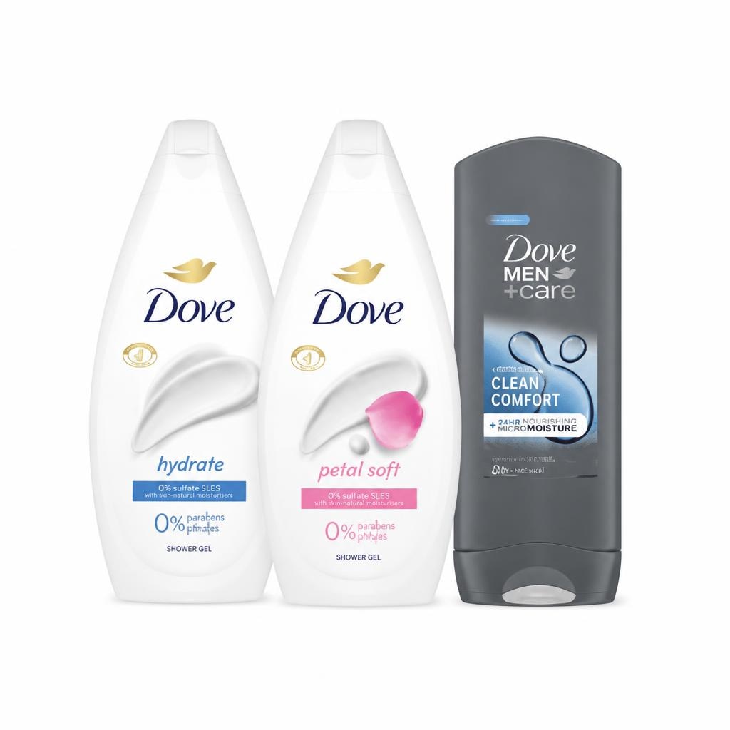 Dove gelovi za tuširanje XXL 400 ili 450 ml Akcija u trgovini Ribola