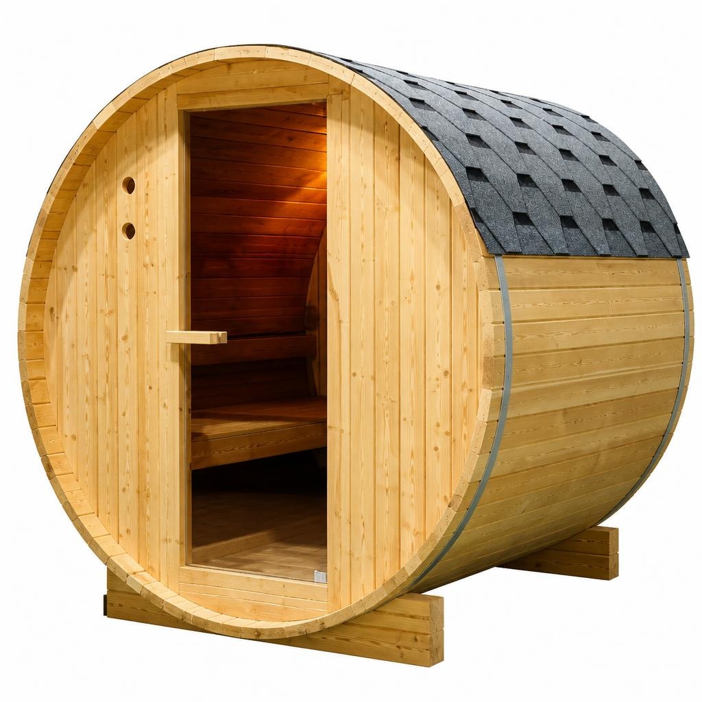 Vanjska finska sauna 'Island' L, 3,6 kW, d 120 x š 189 x v 200 cm Akcija u trgovini Bauhaus