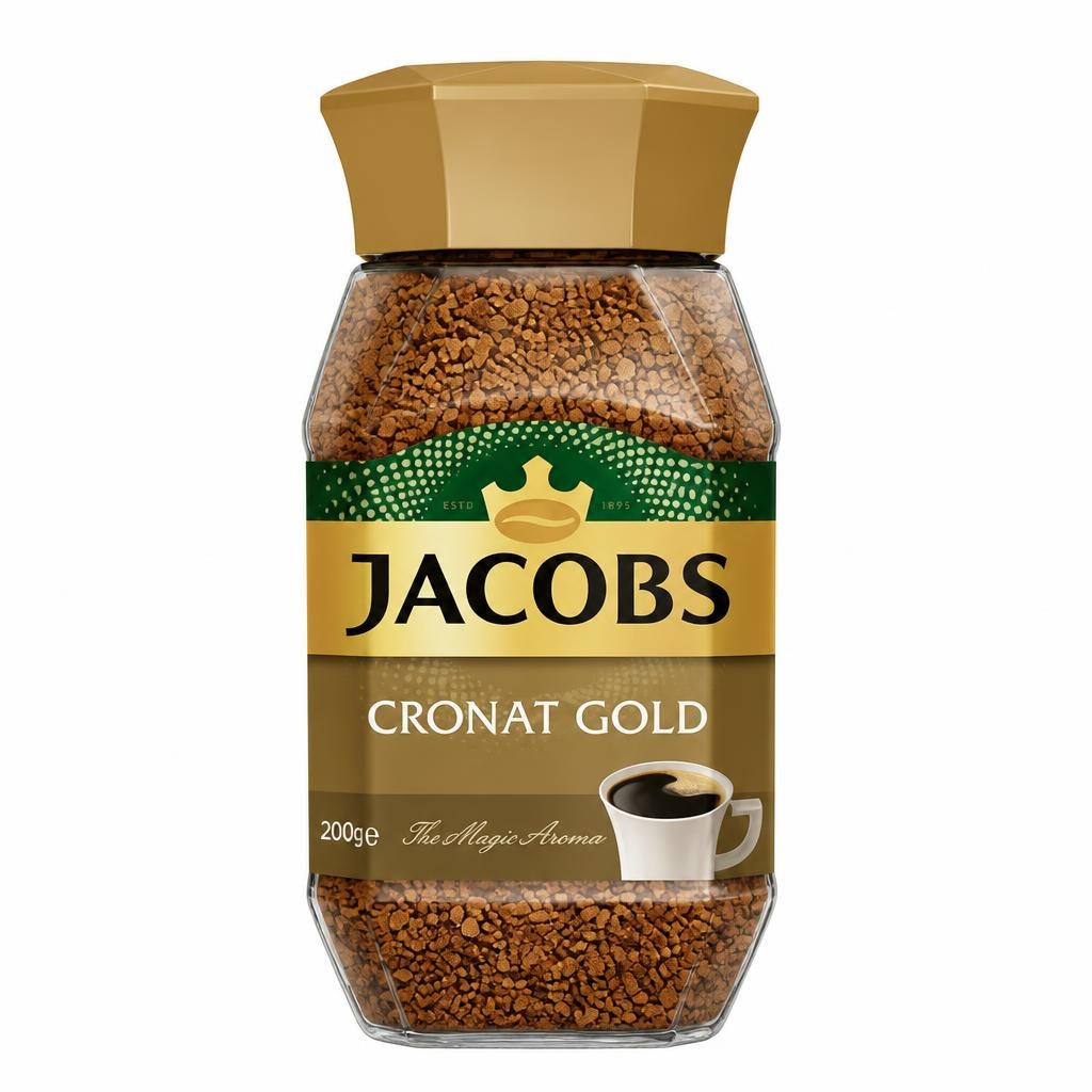 Jacobs instant kava Cronat Gold ili Crema Gold 200 - 250 g Akcija u trgovini Plodine