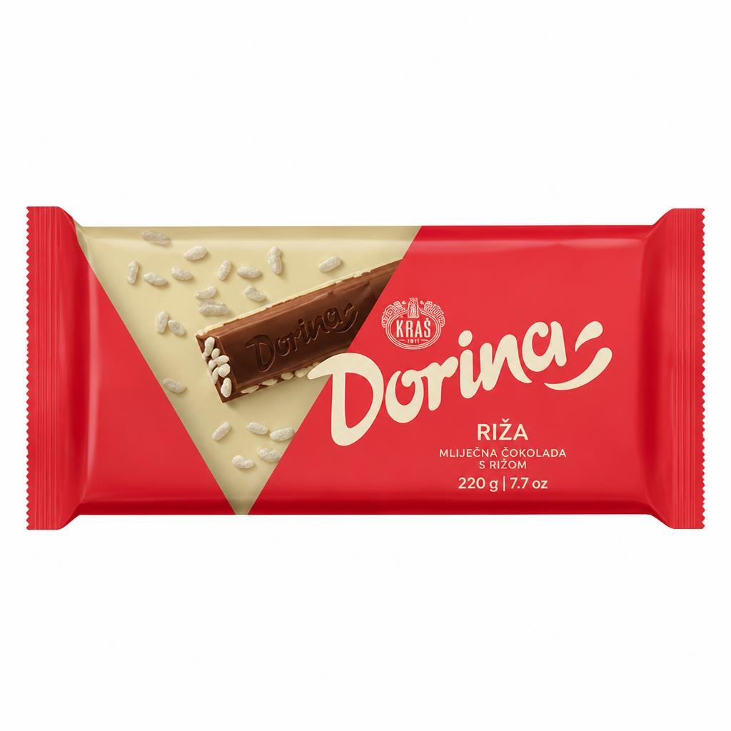 Dorina čokolada s rižom 75g Akcija u trgovini 365 Market