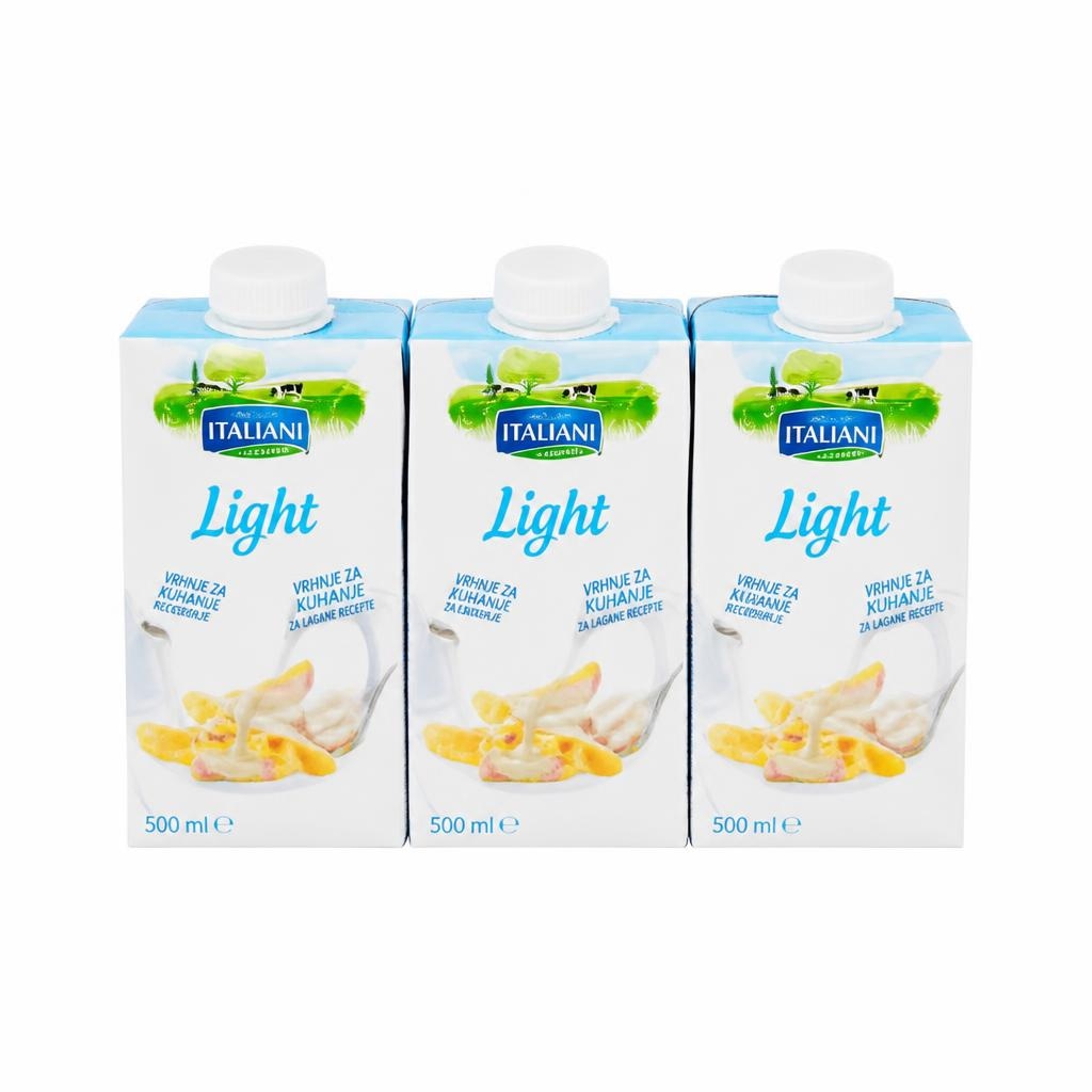 Vrhnje za kuhanje Light 3 x 125 ml Pascoli Italiani Akcija u trgovini Eurospin
