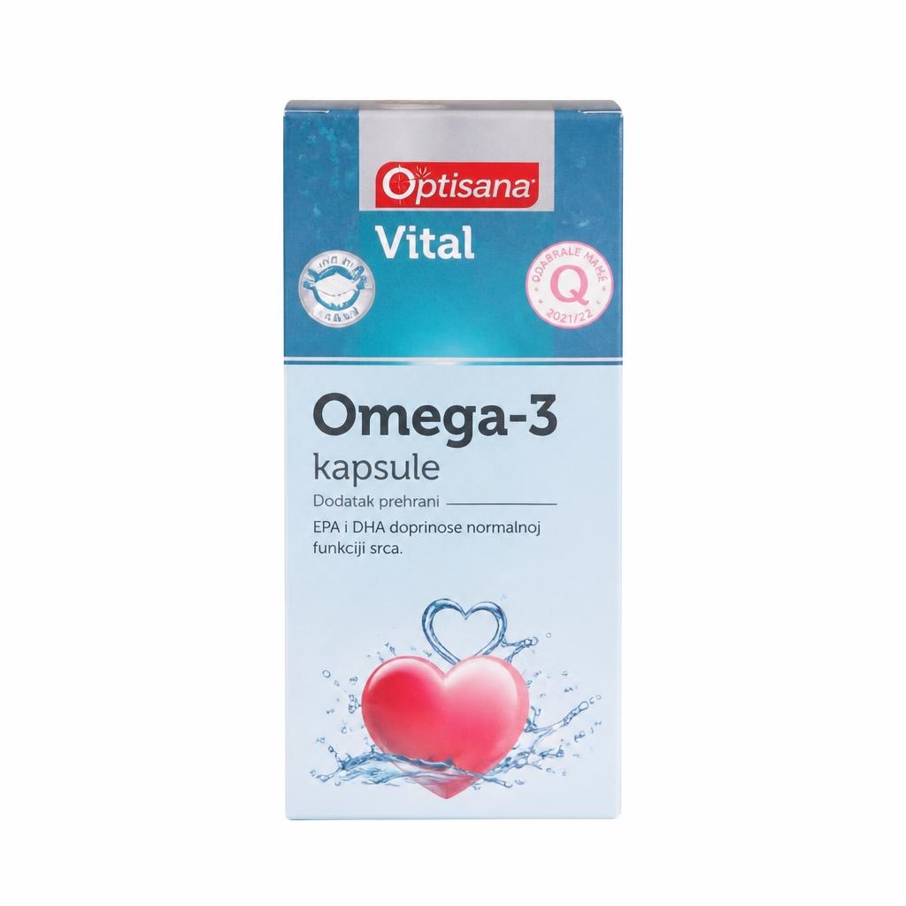 Optisana Omega 3 kapsule 60 kom Akcija u trgovini Lidl