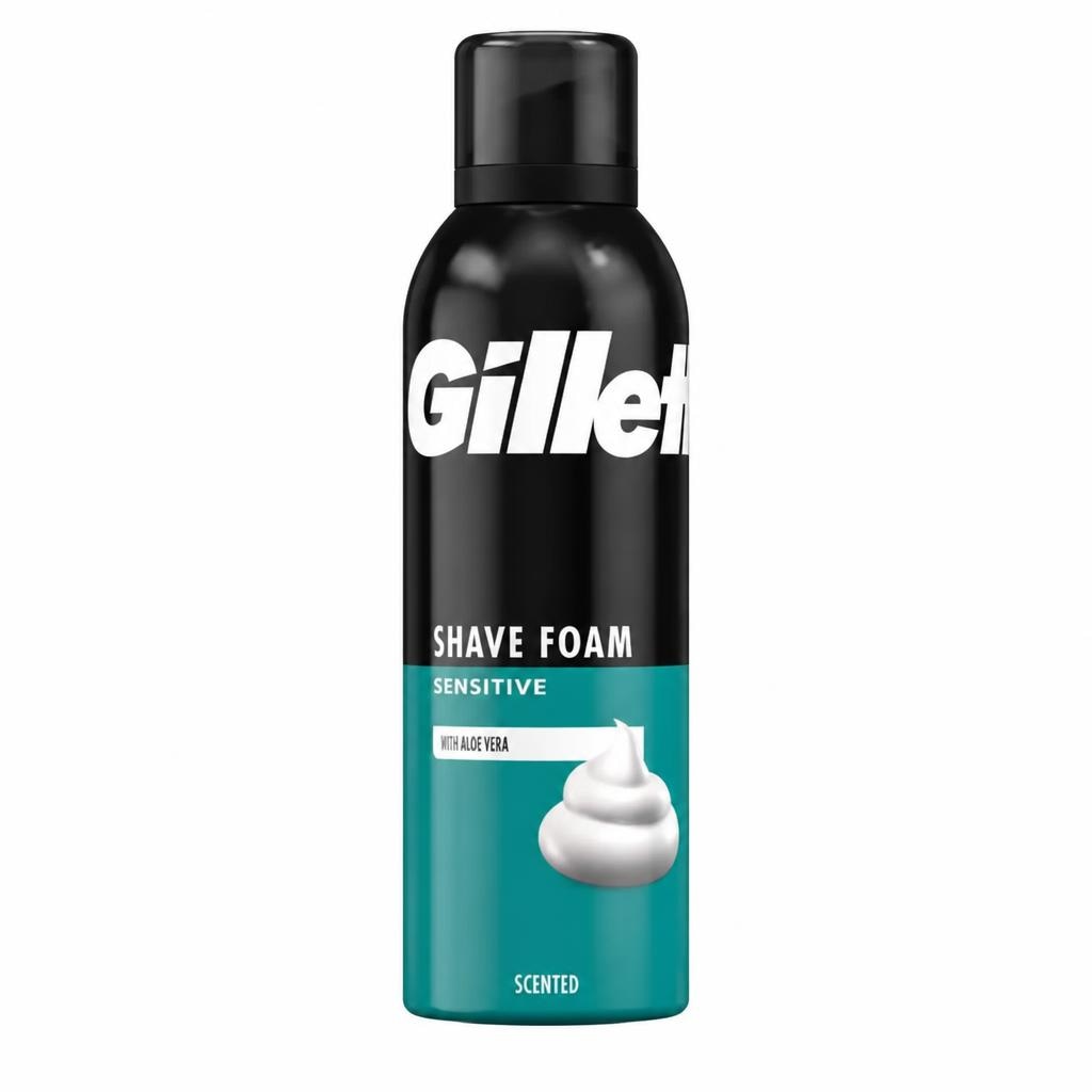GILLETTE Pjena za brijanje sensitive 200ml - Akcija u trgovini Pivac
