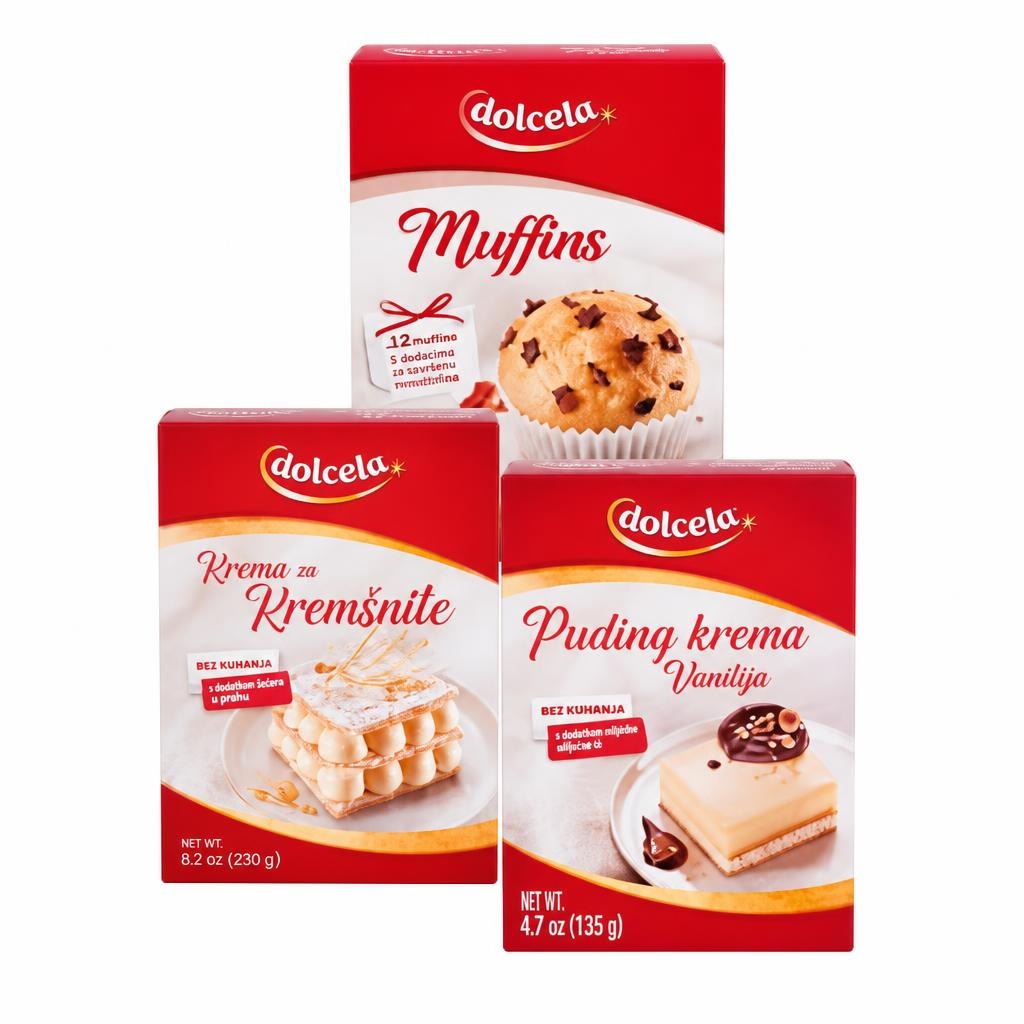 Dolcela mješavine i kreme za kolače Akcija u trgovini Kaufland