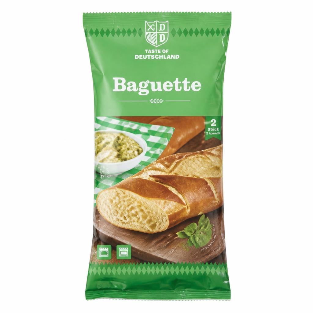 Baguette 2 x 175 g Taste of Deutschland / Tastino Akcija u trgovini Lidl