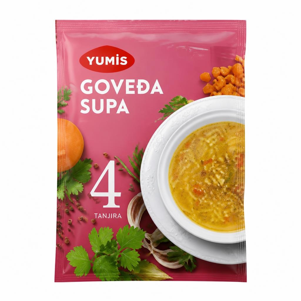 Yumis Goveđa juha 65g - Akcija u trgovini Pivac
