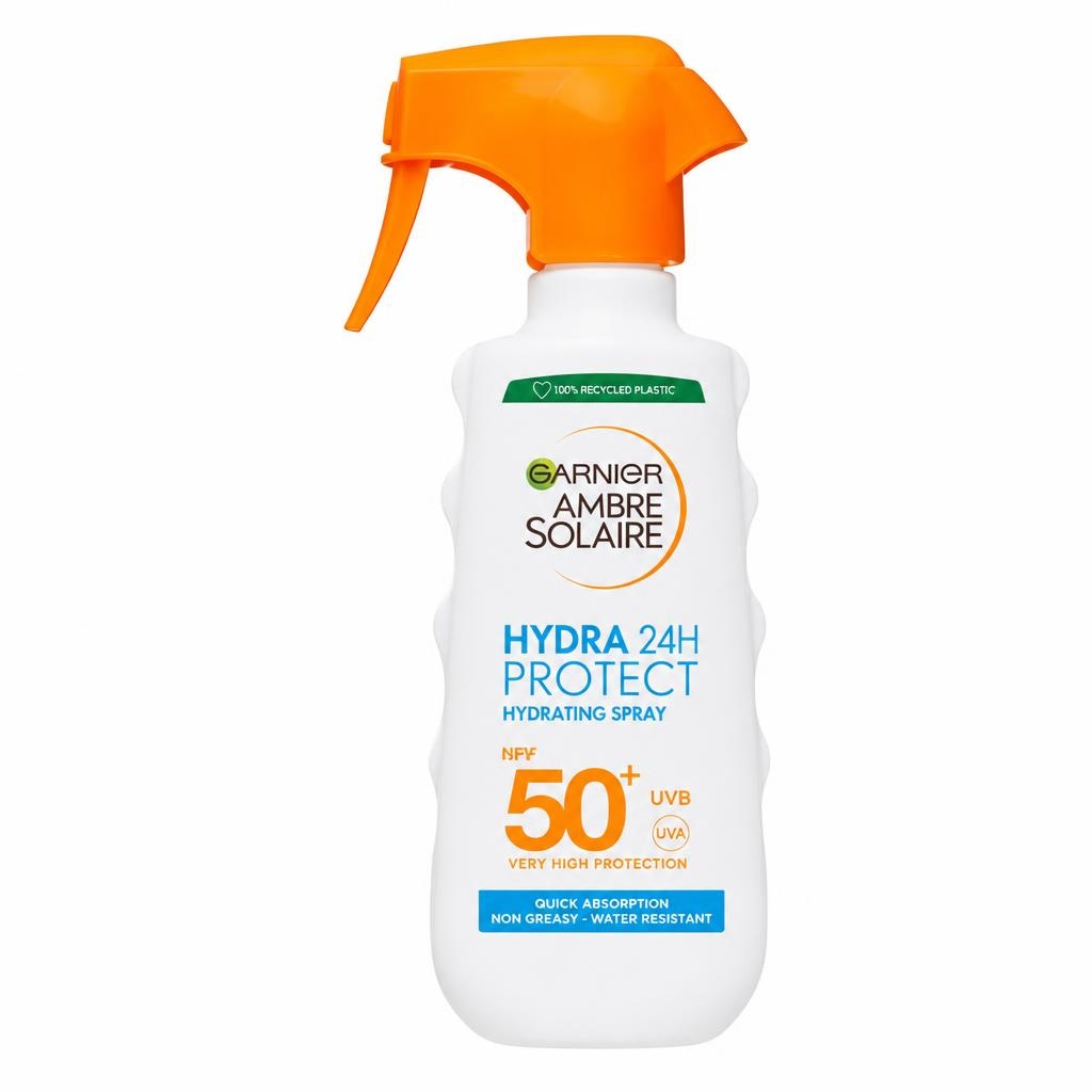 Sprej za sunčanje Ambre Solaire Hydra SPF 50 150 ml GARNIER AMBRE SOLAIRE Akcija u trgovini NTL