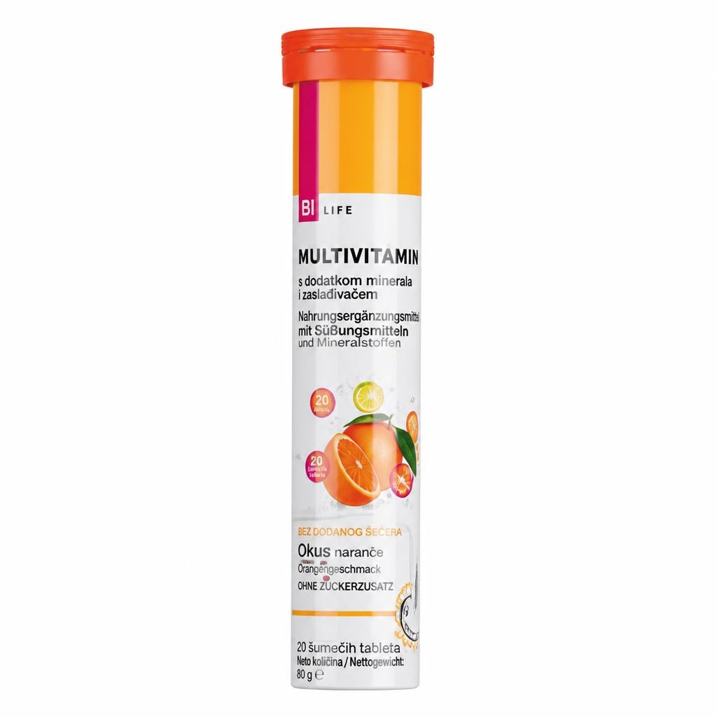 BI LIFE Multivitamin šumeće tablete 20 kom Akcija u trgovini Bipa