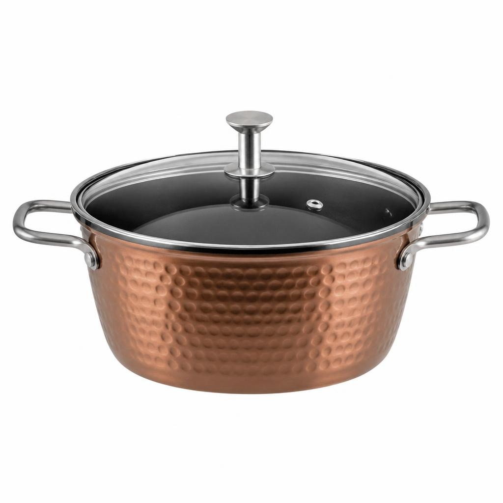 LONAC S POKLOPCEM Copper luxe 1 kom, 28 cm Akcija u trgovini Interspar