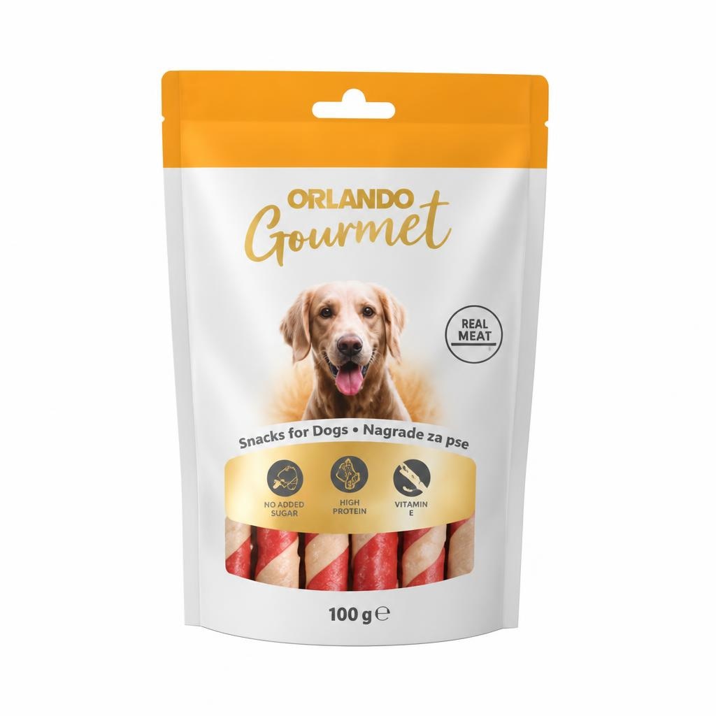 Orlando Gourmet Poslastice za pse 100 g - Akcija u trgovini Lidl
