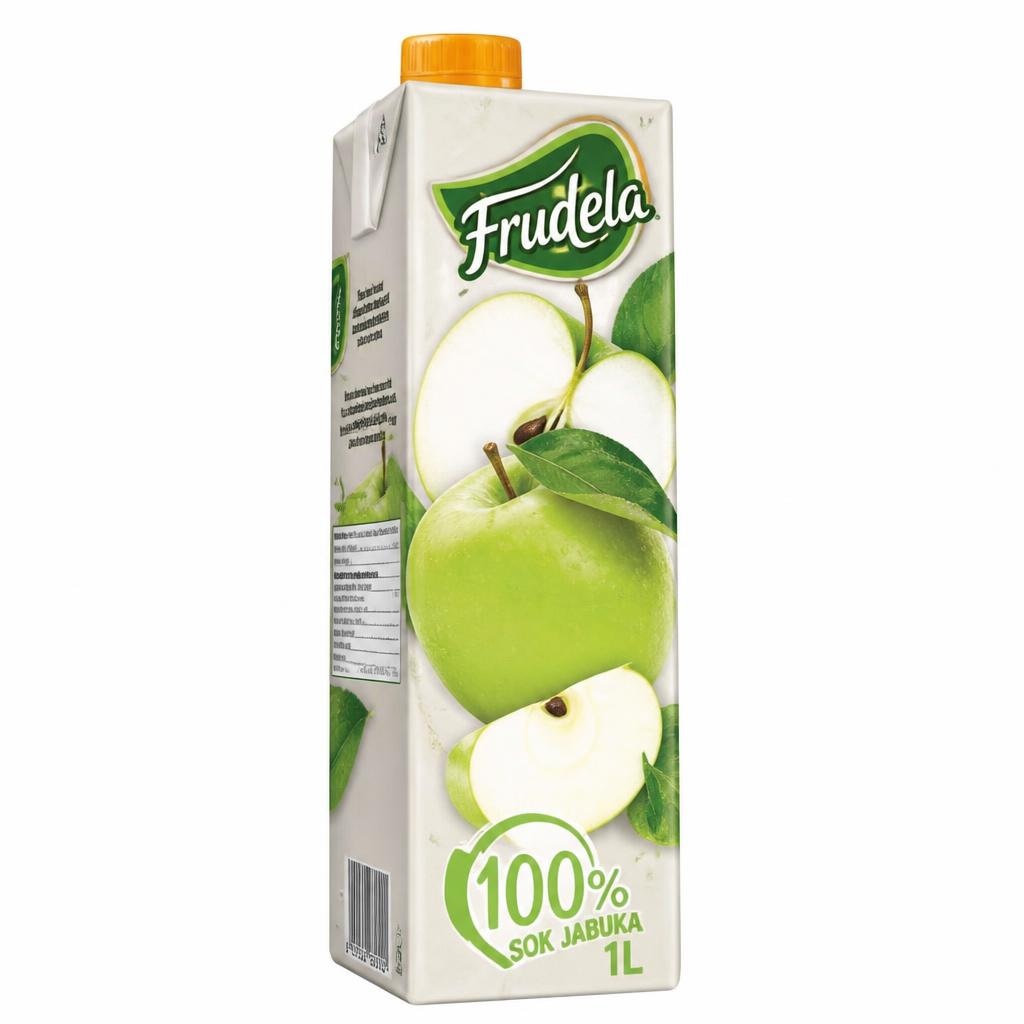 Frudela 100% sok jabuka 1 L Akcija u trgovini NTL