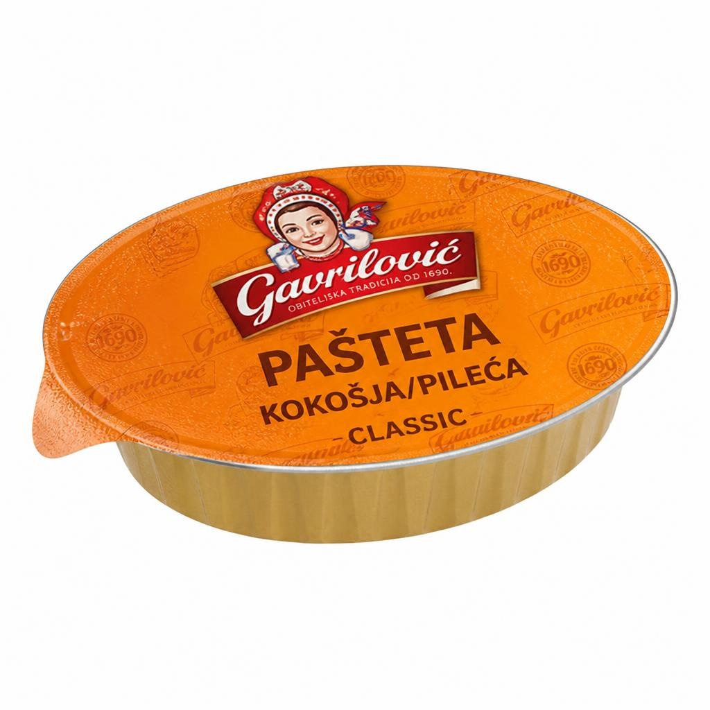 Gavrilović Pašteta Kokošja/Pileća Classic 100 g Akcija u trgovini Gavranović
