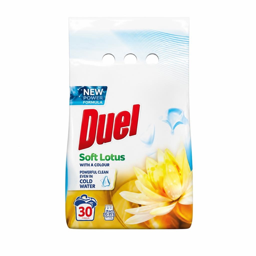 Deterdžent za rublje Soft Lotus 30 pranja, 2.7 kg DUEL Akcija u trgovini NTL