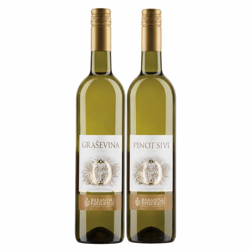 Vino graševina, pinot sivi 0,75 l Orahovica Akcija u trgovini Djelo