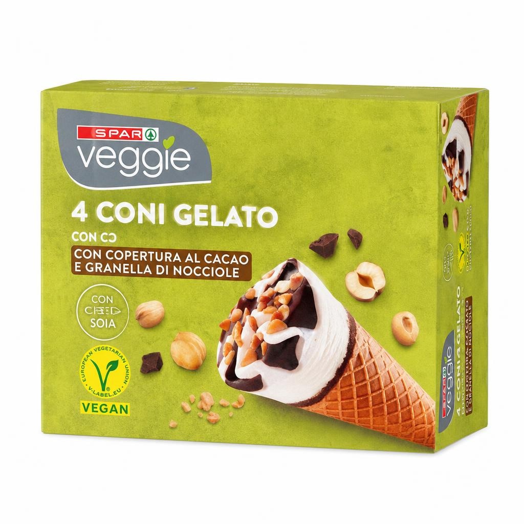 Sladoled Korneti 4 x 75 ml - Akcija u trgovini Spar