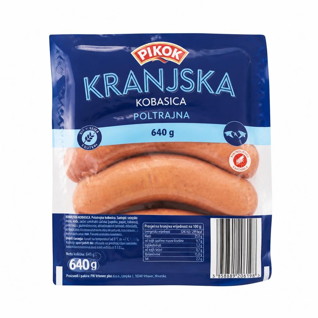 PIKOK Kranjska kobasica 650 g Akcija u trgovini Lidl