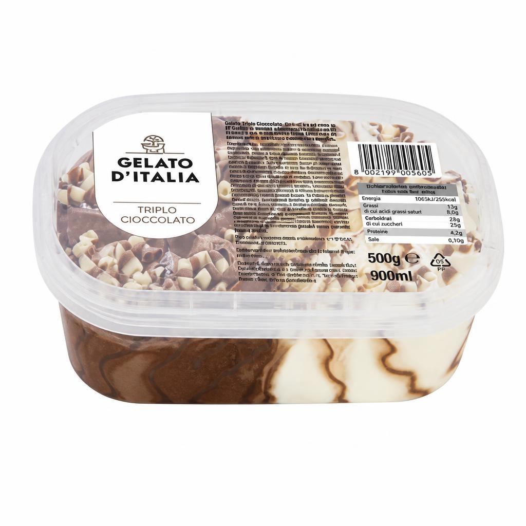 Gelato D'Italia Triplo Cioccolato 900ml - Akcija u trgovini Žabac