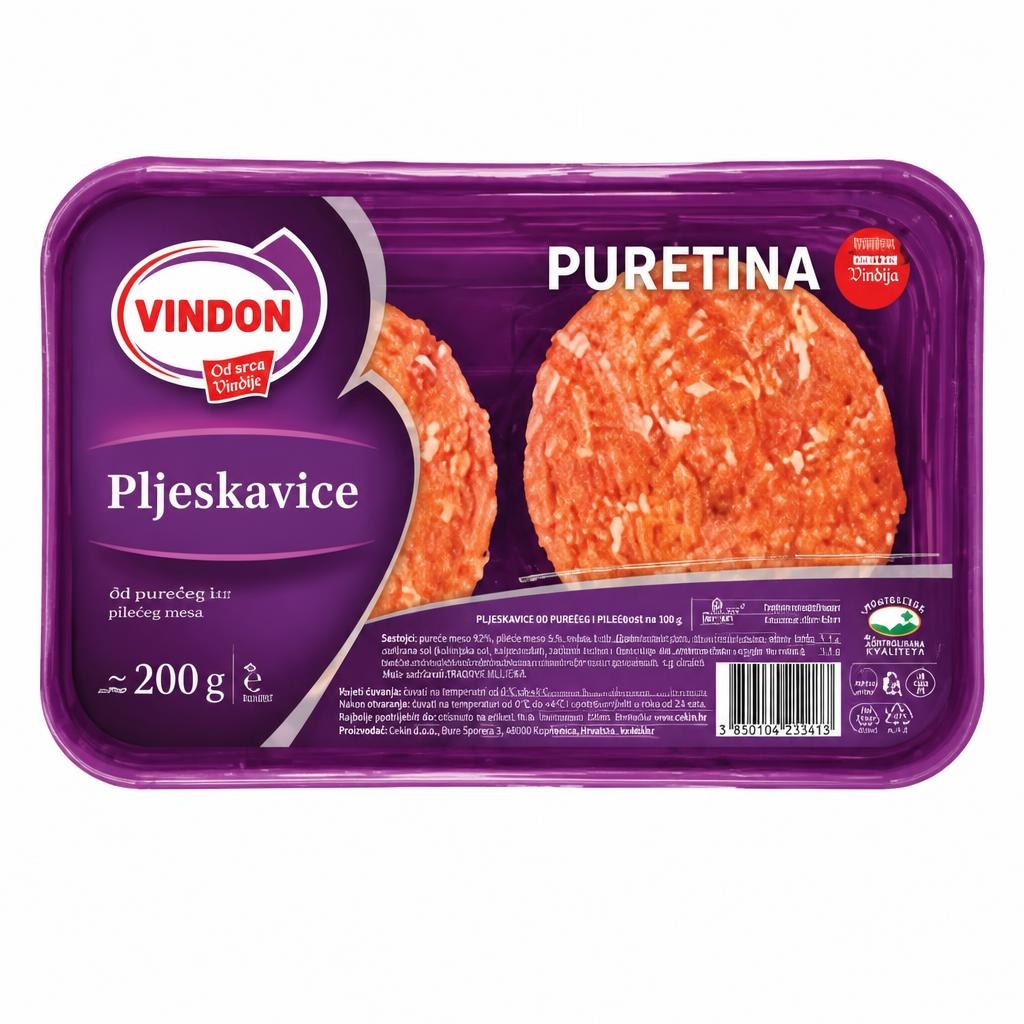 Cekin Pureće pljeskavice Classic 200 g Akcija u trgovini Djelo