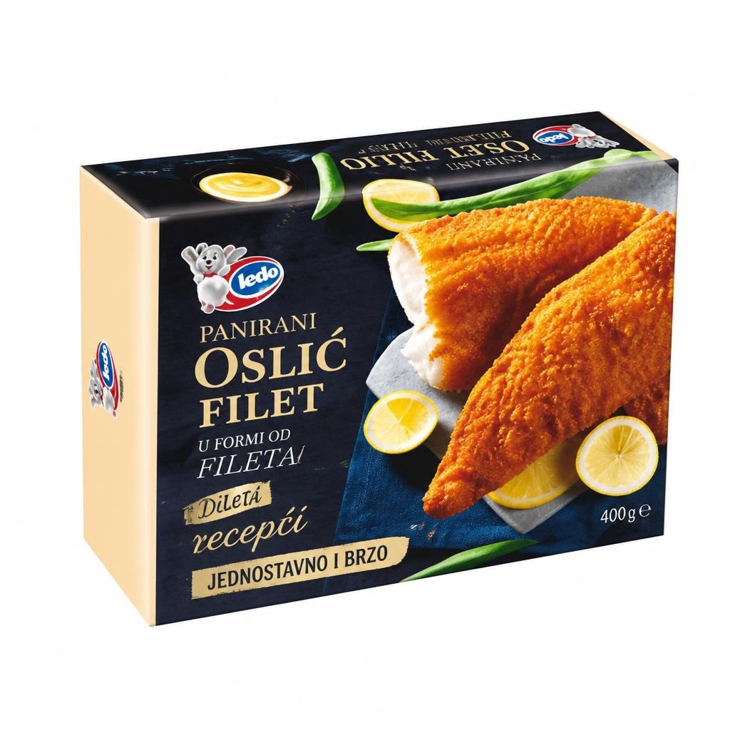 Ledo Panirani filet oslića 400 g Akcija u trgovini Tommy
