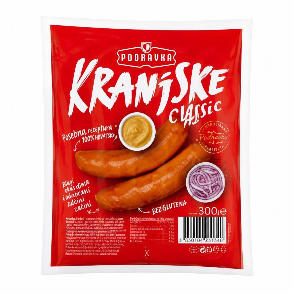 Podravka Kobasica kranjska 300 g Akcija u trgovini 365 Market