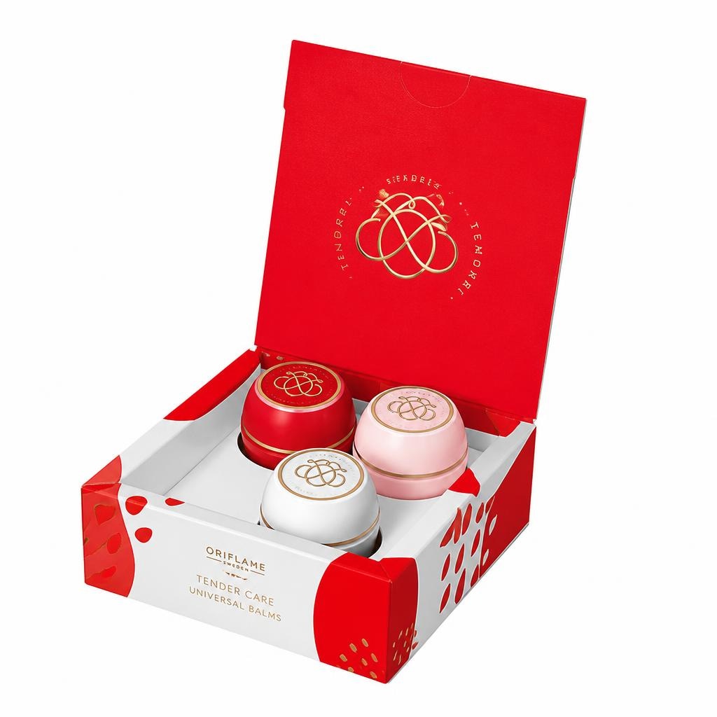 Icon set univerzalnih balzama malina, lubenica i natural 3 x 10,5 ml Akcija u trgovini Oriflame