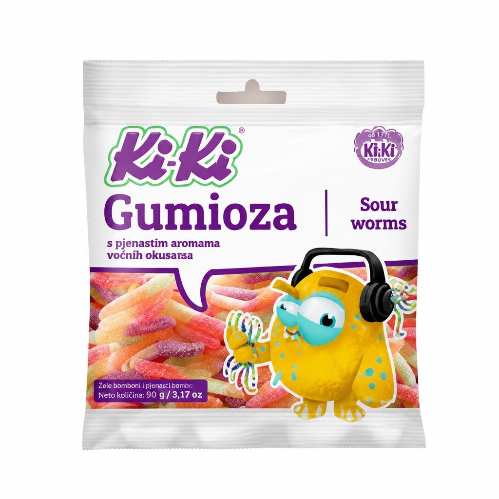 Bomboni Ki-Ki Gumioza 90 g Akcija u trgovini Boso