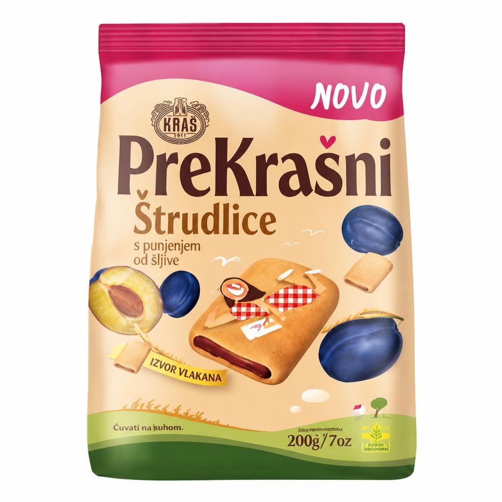 Kraš Prekrašni Štrudlice Šljiva 200g - Akcija u trgovini Žabac