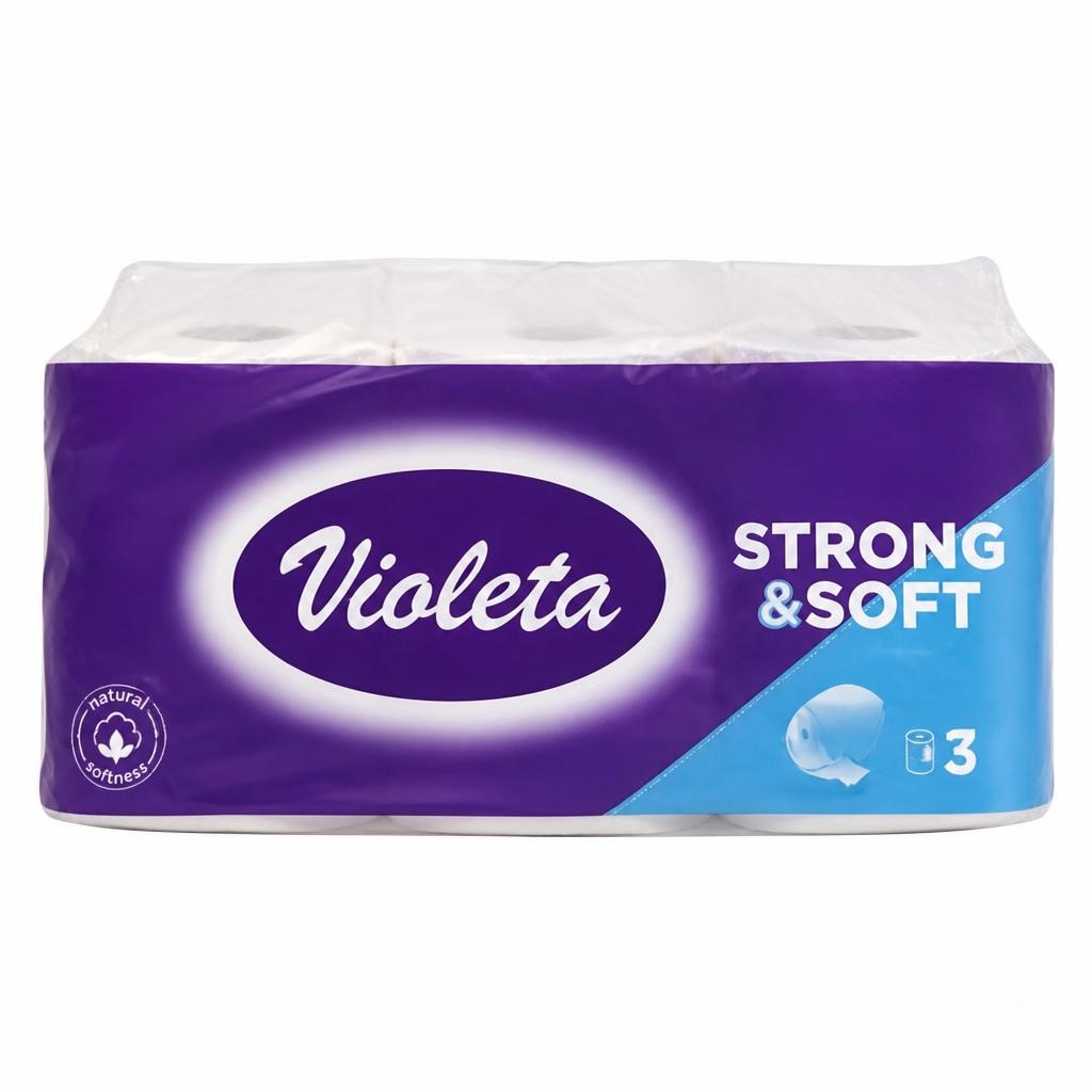 Toaletni papir Violeta 24 role u pakiranju Akcija u trgovini Spar